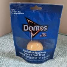 DORITOS COOL RANCH WILD BLUE RASPBERRY SCENTED BATH BOMB