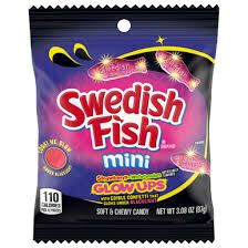 SWEDISH FISH MINI STRAWBERRY WATERMELON GLOW UP