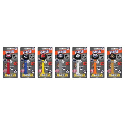 PEZ NHL HOCKEY PUCK CALGARY FLAMES