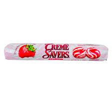 CREME SAVERS ROLLS STRAWBERRY
