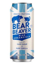 BEAR AND BEAVER BLUE CREAMSICLE