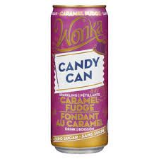 WONKA CANDY CAN CARAMEL FUDGE