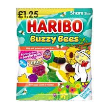 HARIBO BUSY BEES PEG BAG BRITISH