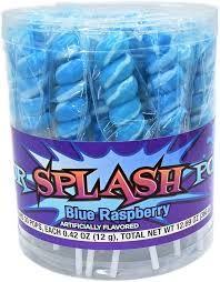 ALBERTS COLOR SPLASH POPS BLUE RASPBERRY