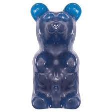 GIANT 5 POUND GUMMY BEAR BLUE RASPBERRY