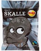 BUBS SALT SKULLS BLACK LICORICE 90 GRAM