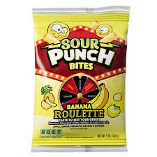 SOUR PUNCH BANANA ROULETTE BITES