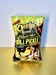 FLAMIN HOT DILL PICKLE CRUNCHY CHEETOS