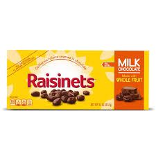 RAISINETTES MILK THEATRE BOX