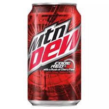 MOUNTAIN DEW CODE RED CAN