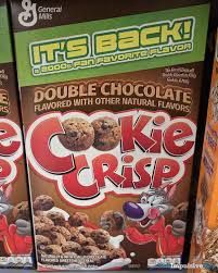 DOUBLE CHOCOLATE COOKIE CRISP CEREAL