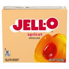 JELLO APRICOT FLAVOR  GELATIN