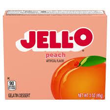 JELLO PEACH  GELATIN