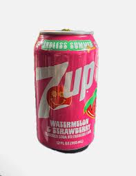 7UP WATERMELON STRAWBERRY CAN