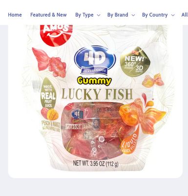 AMOS 4D GUMMY LUCKY FISH