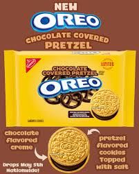OREO CHOCOLATE COVERED PRETZELS COOKIES