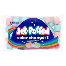 JET PUFFED COLOR CHANGERS MARSHMALLOWS