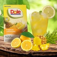 DOLE TROPICAL LEMONADE SINGLES TO GO