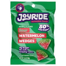 JOYRIDE SOUR WATERMELON WEDGES 80% less sugar