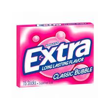 WRIGLEYS EXTRA CLASSIC BUBBLE GUM