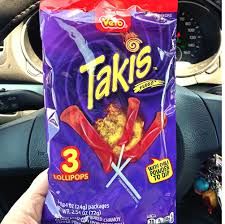 VERO TAKIS FUEGO LOLLIPOP 3 PACK