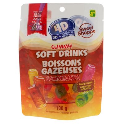 AMOS GUMMY SOFT DRINK SOUR FILLED