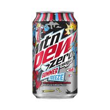 MOUNTAIN DEW SUMMER FREEZE ZERO CAN