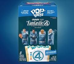 POP TARTS FANTASTIC 4 BLUE RASPBERRY