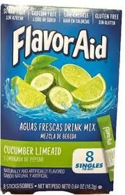 FLAVOR AID CUCUMBER LIME SINGLES TO GO