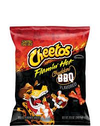 FLAMIN HOT CHEDDAR BBQ CRUNCHY CHEETOS