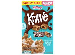KELLOGGS KRAVE CINNAMON CHURRO CEREAL