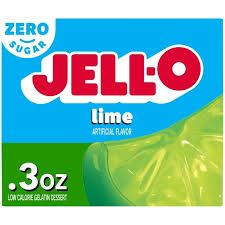 LIME JELLO SUGAR FREE GELATIN
