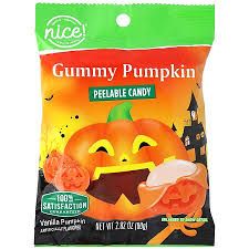 NICE PEELABLE CANDY GUMMY PUMPKIN