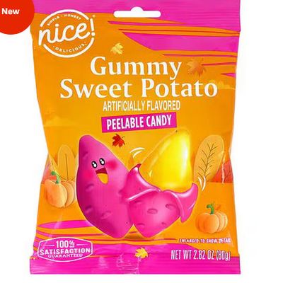 NICE PEELABLE CANDY GUMMY SWEET POTATO
