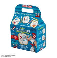 DR SEUSS CAT IN THE HAT COOKIE COLORING KIT