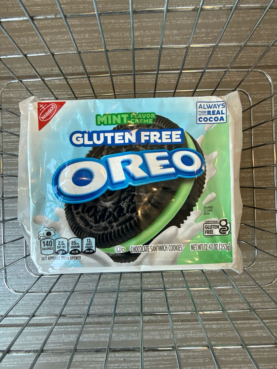 GLUTEN FREE MINT OREO
