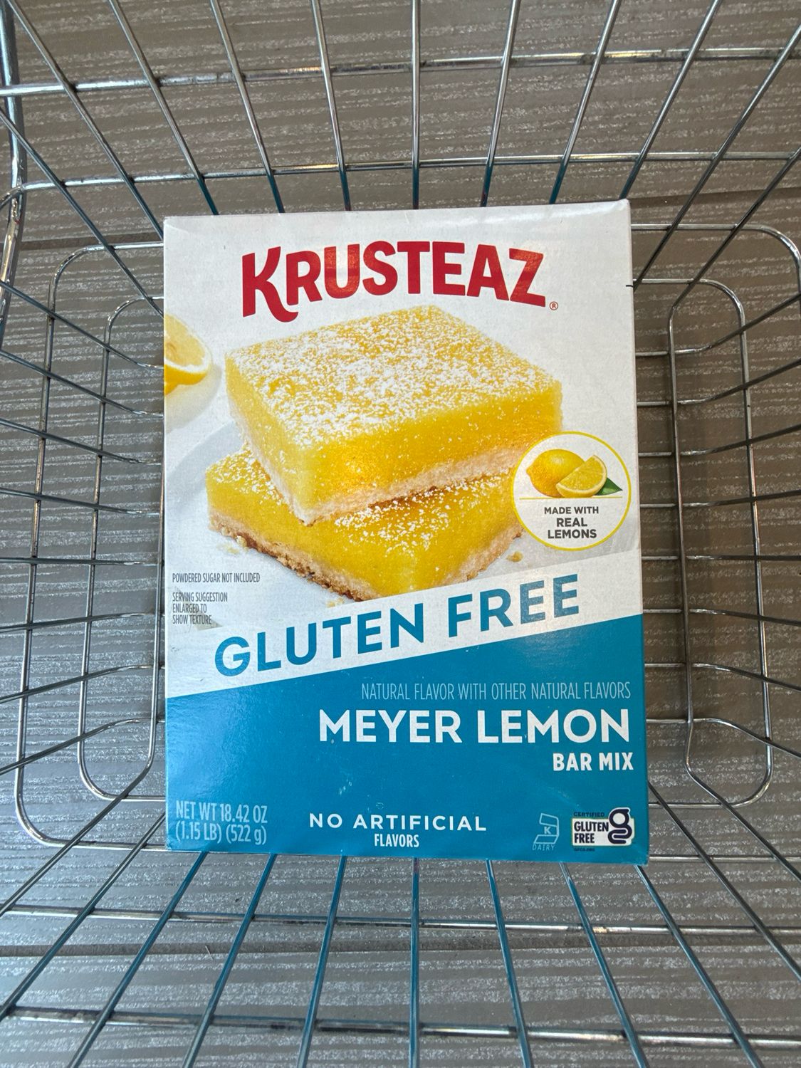 KRUSTEAZ MEYER LEMON BAR GLUTEN FREE MIX