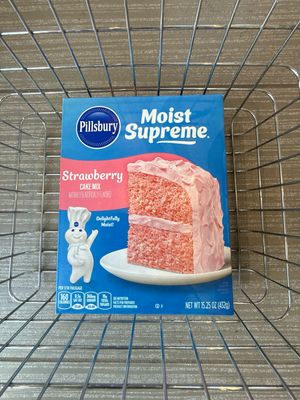 PILLSBURY MOIST SURPREME PREMIUM STRAWBERRY CAKE MIX