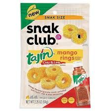 SNAK CLUB TAJIN MANGO RINGS CHILE LIME