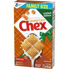 CARAMEL CORN CHEX FAMILY SIZE CEREAL