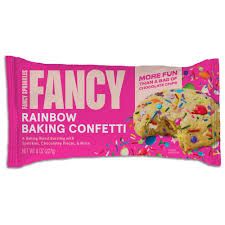 FANCY RAINBOW BAKING CONFETTI