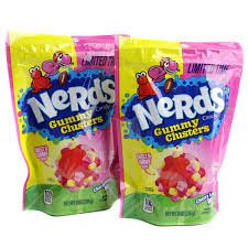 NERDS  GUMMY CLUSTERS CHERRY LEMONADE STAND UP BAG