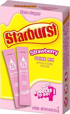 STARBURST SINGLES TO GO STRAWBERRY ALL PINK CDN