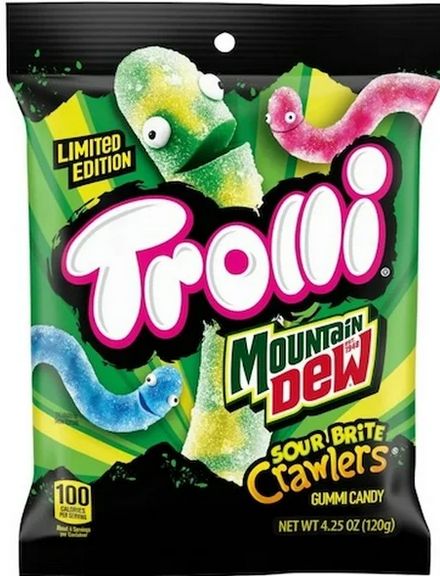 TROLLI MOUNTAIN DEW SOUR CRAWLERS