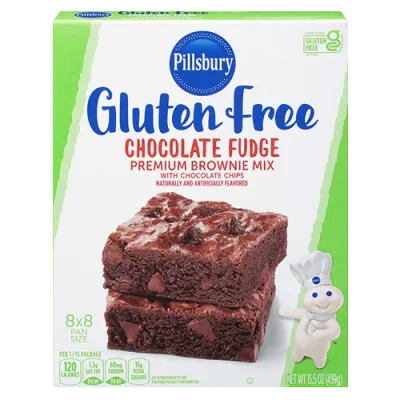 Preorder PILLSBURY GLUTEN FREE CHOCOLATE FUDGE PREMIUM BROWNIE MIX WITH CHOCOLATE CHIPS
