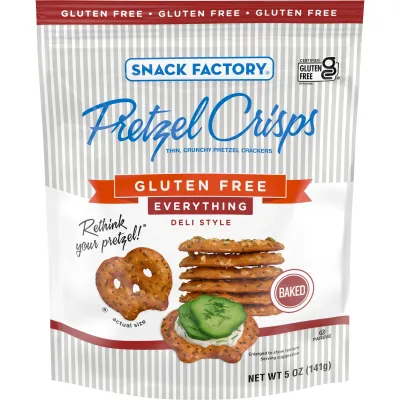 Preorder PRETZEL CRISPS EVERYTHING GLUTEN FREE