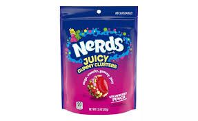 NERDS JUICY GUMMY CLUSTERS STRAWBERRY PUNCH 202G
