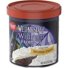 BETTY CROCKER WEDNESDAY WHIPPED FROSTING