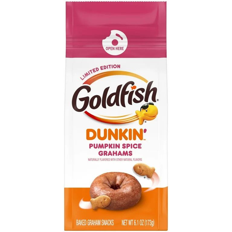 GOLDFISH LIMITED EDITION DUNKIN&#39; PUMPKIN SPICE GRAHAMS