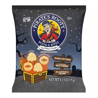 PIRATE BOOTY BOOS AND BITES GLUTEN FREE TRICK OR TREAT AGED WHITE CHEDDAR FLAVOR